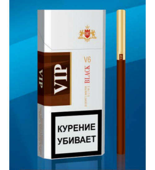 Сигареты "VIP Black V6" Slims